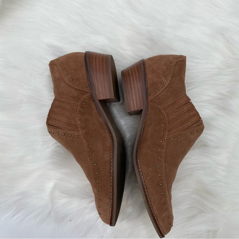 Crown Vintage Kavita Brown Ankle Boots - Picture 9 of 14